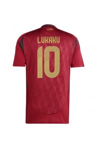 België Romelu Lukaku #10 Voetbaltruitje Thuis tenue EK 2024 Korte Mouw